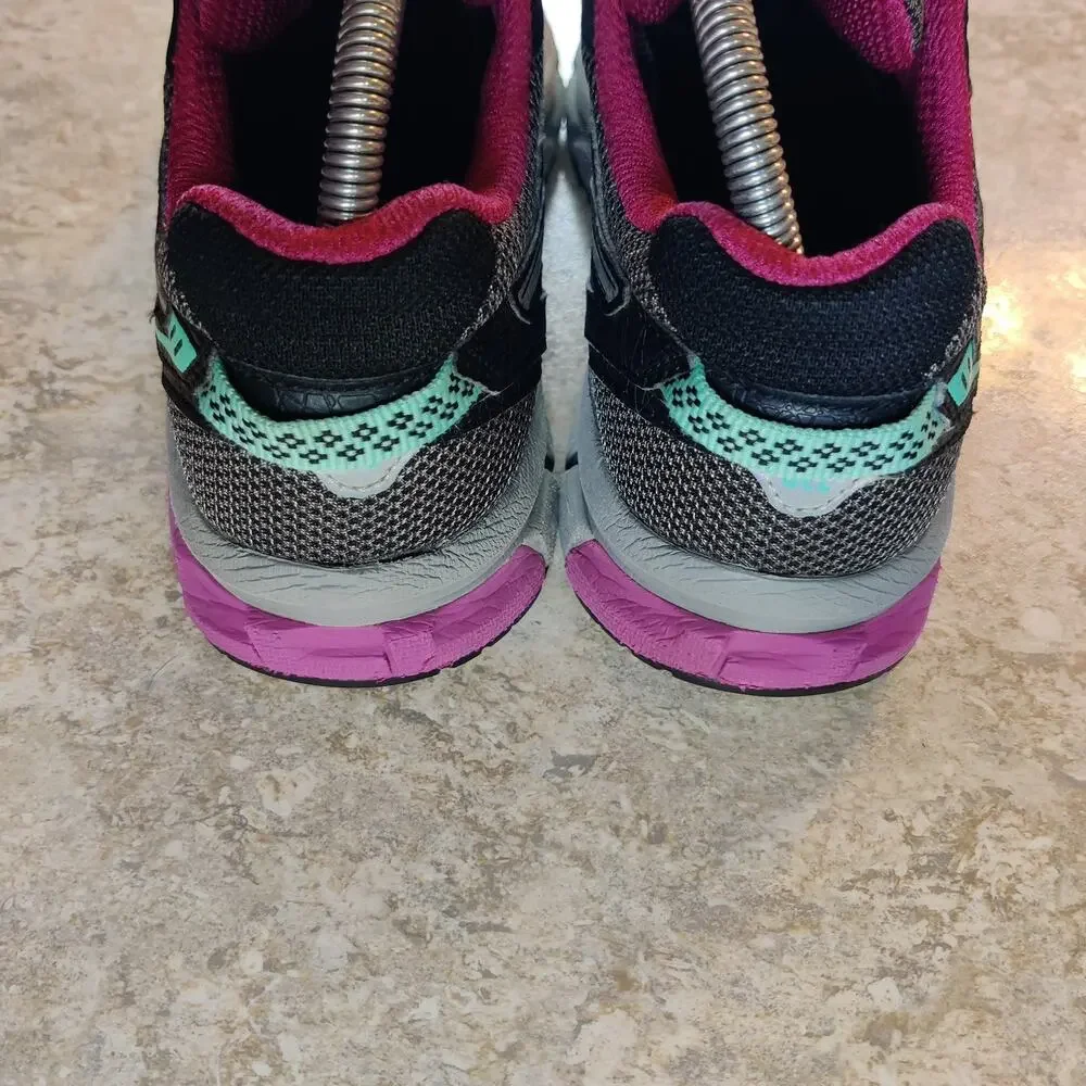 Asics Gel Sonoma‎ Hiking Shoes Women's 9 Gray Purple Trail Running Jogging T774N